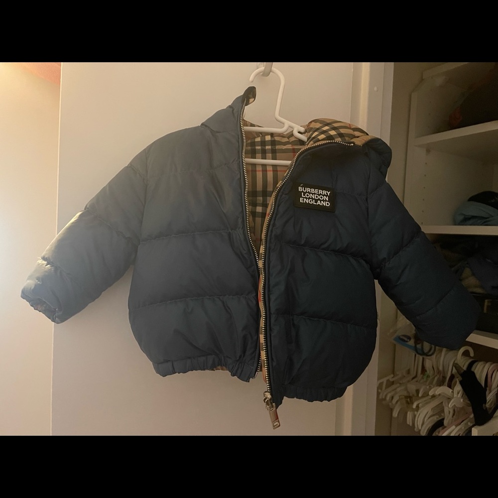 COPY - Burberry Vintage reversible puffer jacket